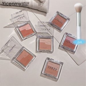 ผงเครื่องสำอางแป้งสีทาแก้ม2สีไร้ที่ติแป้งฝุ่นแป้งฝุ่นเม็ดสีสูงแบบพกพาสำหรับผู้เริ่มต้นใช้งานง่าย