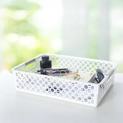 Khay Nhựa Chữ Nhật A4 Đựng đồ dùng văn phòng phòng tắm spa