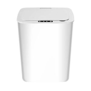 DXL Intelligent Trash Can 14L Trash Bin Creative Electric Induction Trash Can Household Living Room Kitchen with Lid Sanitary Classifier