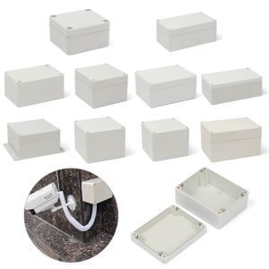 WAPKTY Chống thấm nước Nguồn điện giám sát an ninh 8 Kiểu Dáng ABS Hộp đựng dụng cụ điện tử Nhựa Vỏ hộp nối ngoài trời