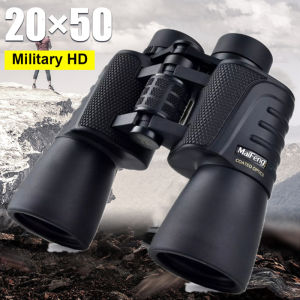 Night Vision กล้องส่องทางไกล กล้องส่องสัตว์ กล้องโทรทรรศน์ 20X50 ไนโตรเจนกันน้ำพลังงานสูงความละเอียดสูง HD 168ft/3000yds 56 เมตร/3000 เมตรคอนเสิร์ตกล้