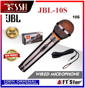 (TSSH) PROFESSIONAL DYNAMIC WIRED MICROPHONE JBL-10S SMOOTH RESPONSE FOR LEAD & BACK UP VOCALS.