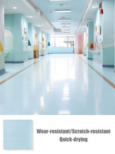 colour sand floor paint 1/2/3L Various colors are available epoxy floor coating Dustproof and moisture-proof