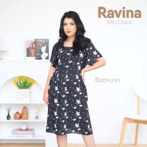 Ravina Mini Dress / Motif / Busui Dress / Daster / Rayon