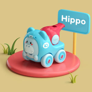 LAKOE Mainan Mobil Baby Inertial Whistle Car Pull Back Fall Resistant/Edukasi Mainan Anak