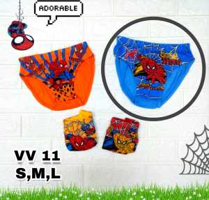 6PCS CELANA DALAM ANAK  KARAKTER SPIDERMAN VIN-VIN 2-8 TAHUN