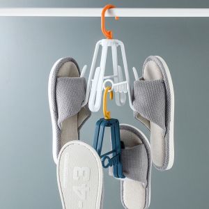 Móc treo phơi giày dép đa năng 4 nhánh xoay 360 độ tiện dụng