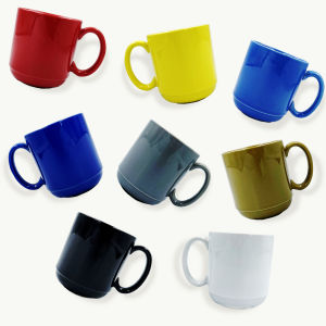 350ml Ceramic Mug Plain With Handle Mugs Morning Milk Coffee Tea Cup Gift Household ceramic cup