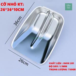 Xẻng Xúc Inox Cỡ Lớn Làm Từ Thép Không Rỉ Độ Dày 11MM Chiều Rộng 37cm
