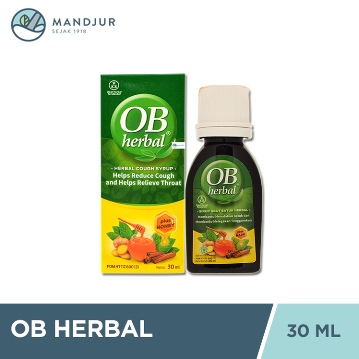 OB Herbal 30 mL - Obat Batuk Herbal