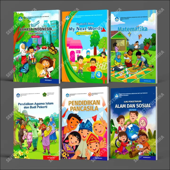 Buku Paket Kelas 4 SD Kurikulum Merdeka Revisi Terbaru Lengkap | Lazada ...