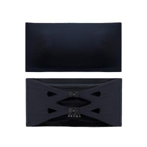 MOMO Strapless Bra Solid Color Seamless Cross Tube Bra Korean Chiffon Tube Bra