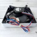 Quạt tủ lạnh HITACHI 3 dây 12V kích thước 12.5cm x 12.5cm hãng NIDEC. 