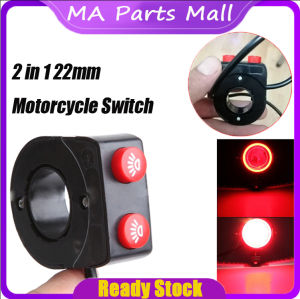 MA Công Tắc Động Cơ Công Tắc Đèn Pha Sương Mù Điểm 22Mm Nút Bật Tắt 2 Trong 1 Tay Lái Xe Máy