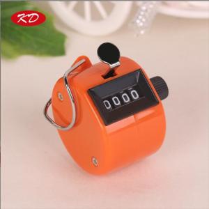 Manual Counter Hand Held Golf Tally Counter LCD 4 Digit Number Golf Clicker Chrome Manual Mechanical Counter