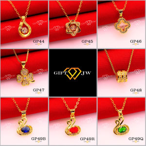 Pos Dari KL- GP44 Rantai Emas Korea/Rantai Emas Plated/Rantai Leher Emas 45cm/Loket Emas/Gold Necklace
