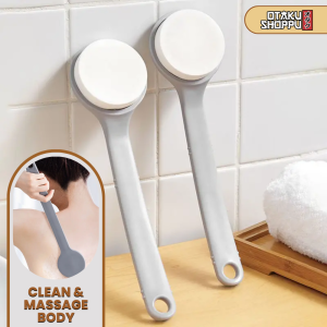 Otaku Shoppu Body Scrubber High Quality Skin Cleaning Long Handle Rubbing Back Mud Shower Brush Back Scrubber Bath Sponge |body scrub sponge for removing dead skin |panghilod |body scrub exfoliating |Best Christmas Gifts | Giveaways Exchange Gifts Raffle