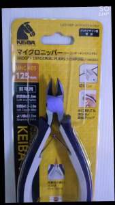 Keiba รุ่น MNC-A05 คีมตัดปากเฉียงมินิ ด้ามหนา 2 สีขนาด 125มม