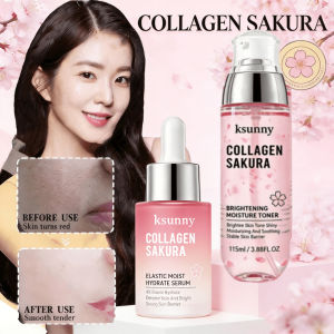 Ksunny Collagen Sakura Toner 115 ML Intensive Whitening Toner Essence Remove Pimple Marks Skin Care