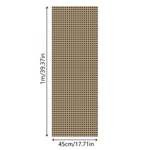 สติกเกอร์ติดตกแต่งห้องนั่งเล่นลาย Kertas 45ซม. * 10ม. ทำจากหวายสานลายวอลเปเปอร์หวายสติกเกอร์ติดผนังเฟอร์นิเจอร์วอลเปเปอร์สไตล์เกาหลี Dinding Kayu ตกแต่งผนังความงาม