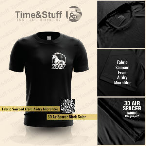 CNY 2027 Chinese New Year Microfiber T-Shirt / Year of the Goat 2027 / Mens & Womens Family Tee / T&S-3D-07