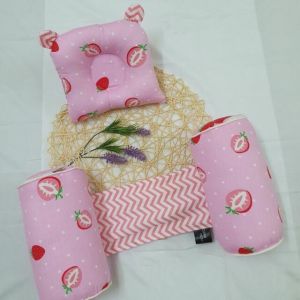 Bộ gối chặn em bé (Tặng kèm gối) bông sơ nhân tạo (hàng loại đẹp)