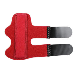 YUOO อุปกรณ์พยุงนิ้วสำหรับ Relief ปวดยึดแบบยืดได้1คู่ที่พยุงแบบยืดตรงและช่วยบรรเทาอาการเคล็ดขัดยอกและแตกหักที่รองรับนิ้วมือ1คู่เฝือกอ่อนสำหรับนิ้ว