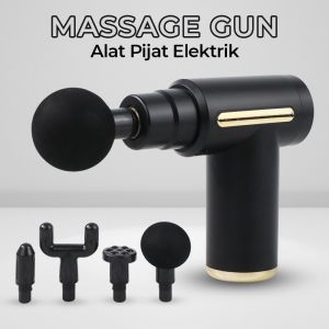 Alat Pijat Elektrik Getar 4in1 Pundak Punggung BahuTangan Massage Gun
