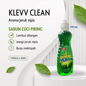 Klevv Clean 450ml - Sabun Cuci Piring cupir Efektif Hemat dan Wangi Segar