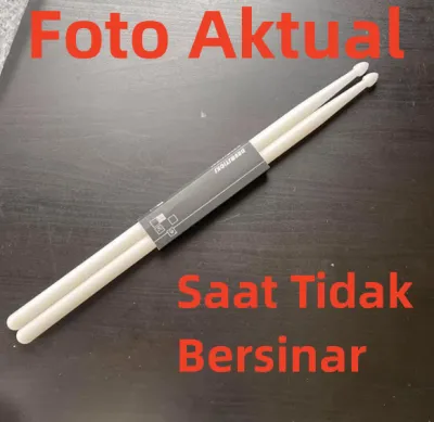 Stick Drum Glow In The Dark/Plastik Stik Panjang /Alat Musik Stik Drum 5A
