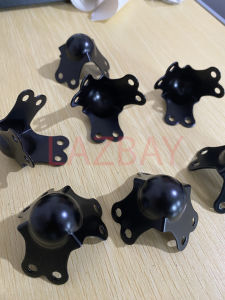 [8 PCS ]CORNER Box B15H HARD CASE siku bulat corner koper hitam