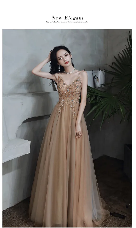 EAGLELY 2023 Banquet Plus Size Formal Ball Gown For Debut 18 Years Old And  Evening Dresses Floor Length Gown For Ninang Civil Wedding For Bride  Sponsor Outfit Elegant Classy