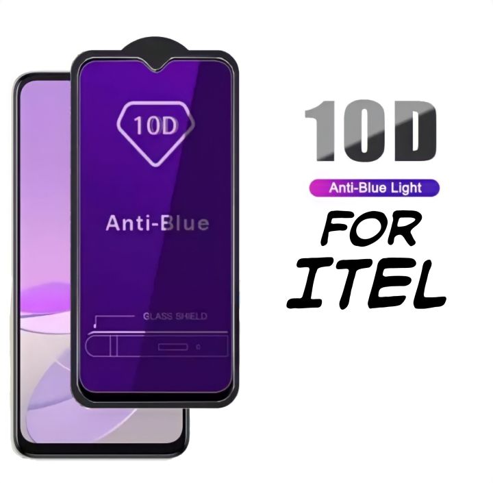 TEMPERED GLASS BLUE ITEL A80 VISION PRO TEMPERED GLASS ANTI