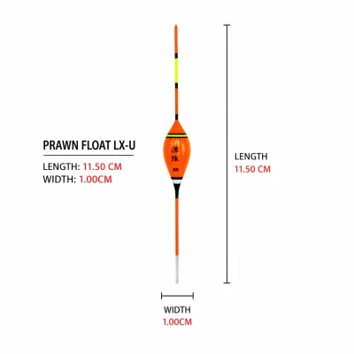 Fishing Prawn Float LX Carrot Strawberry Watermelon Pancing Udang Galah Kolam Pelampung Mancing