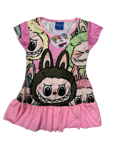 Happy Baby & Kids Dresses Character/Labubu Dress For Girls Fashion Clothing