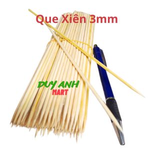 Que Xiên Tre Tăm Xiên [500g 1kg ] Dài 30cm 28cm 24cm 20cm 15cm Nướng Thịt Xúc Xích Khoai Tây Lốc Xoáy