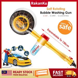 RakanKu Malaysia Self Rotating Car Bubble Wash Microfiber Brush Sponge Water Fast Clean Accessories Machine