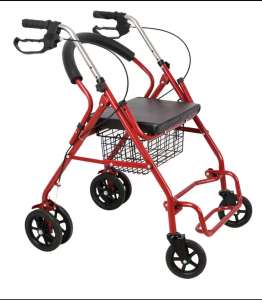 Portable folding elderly shopping cart elderly scooter can be crutches to assist driving