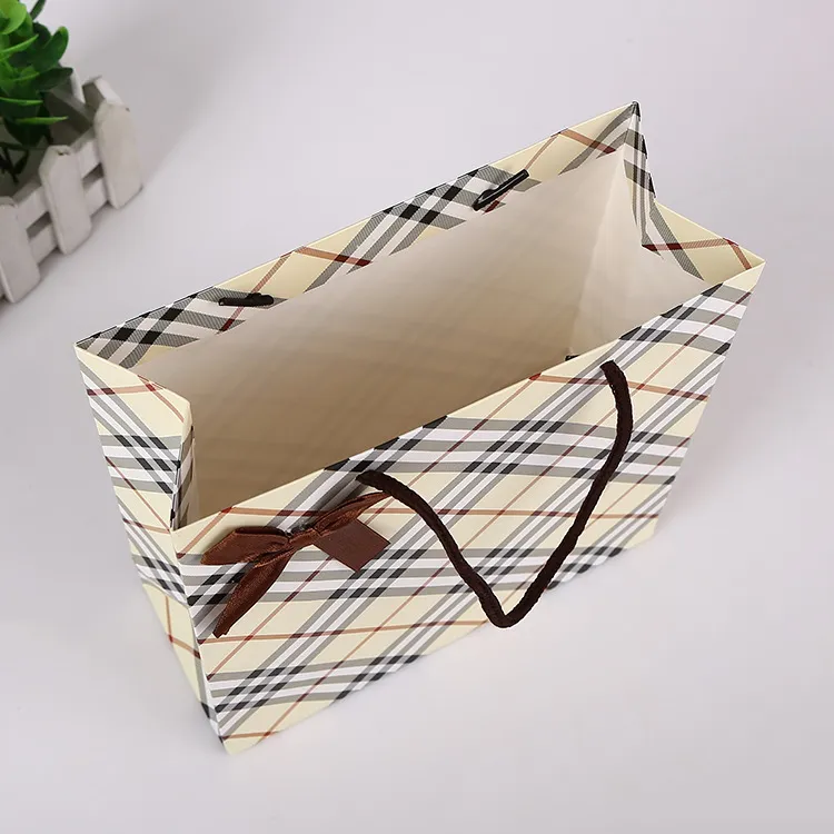 ถุงใส่ของขวัญ ถุงช้อปปิ้ง ถุงน่ารัก ถุงกระดาษลายบลูเบอร์รี่