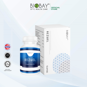 BIOBAY Rezwel (460mg) Vege Capsules Health Supplement | Valerian Root Extract Passion Flower Extract | Mood Balance imbang hormon