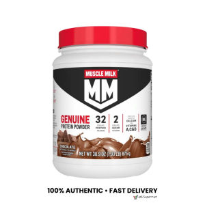 Muscle Milk Genuine Protein Powder 875g – Chocolate or Vanilla Creme High Protein Shake