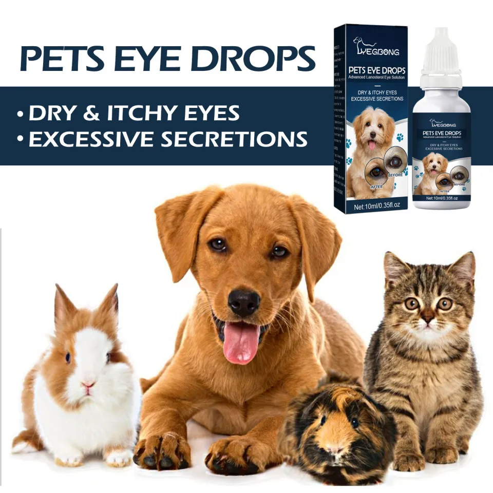 Eye Drops for Dogs, Eye Rinse for Pets, Animal Eye Wash, for Acute