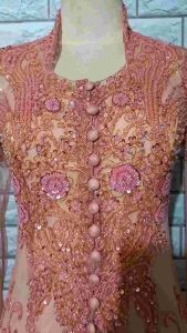 Set Kebaya Pesta & Kebaya Wisuda Nude + Rok Prisket