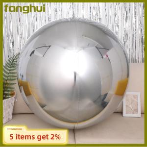 fanghui 4D Sphere 32 Inch Metal Mirror Effect Decorative Balloon For Celebrations And Party Decorations Filling With Helium Can Float