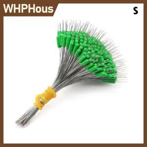 WHPHous 300 nút chặn silicon màu đen hình bầu dục bằng cái/gói câu cá dây câu không gian phụ kiện câu cá Kháng Chiến