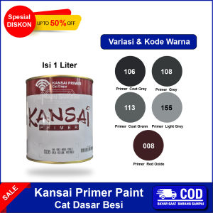Cat Dasar Primer Besi Anti Karat Kansai Paint Cat Anti Karat Dan Anti Bocor Besi Logam Tembaga Metal Kansai paint 1 kg Murah