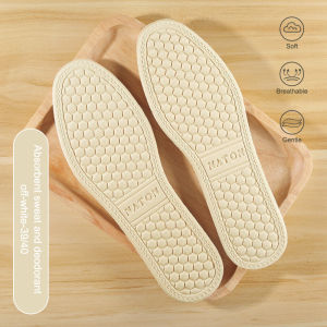 Tamia 1Pair Deodorant Insoles Soft Absorb-Sweat Breathable Soft Sole Comfort Thin Cotton Insoles For Men and Women