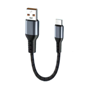 Góc phải Dây sạc nhanh USB để Loại C/Loại C để Loại C 66W Giao hàng điện 25cm cáp bện cho trường hợp điện