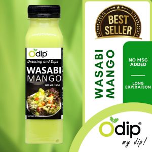 Odip Wasabi Mango Dressing 260g  ( Japanese Vegetable Salad Dressing | Healthy Dressing | Sushi Sauce | California Maki ) OdipMyDip
