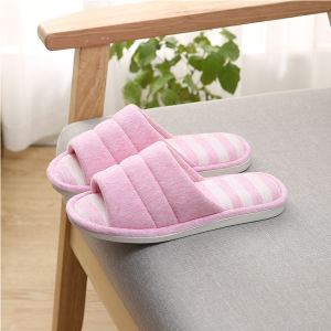 [Free Shipping] Japanese-style spring and summer couples slippers for home use linen wood floor non-slip cool slippers postpartum soft-soled cotton slippers